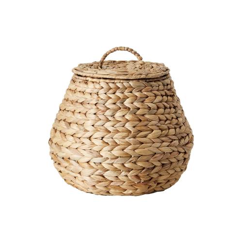Korg med lock - 2 storlekar - Natur - Ø22/30 x 30 cm - www.frokenfraken.se