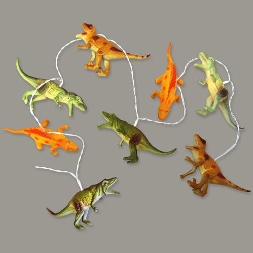 Ljusslinga - Dinosaurier - Natural Colors - 180 cm - www.frokenfraken.se