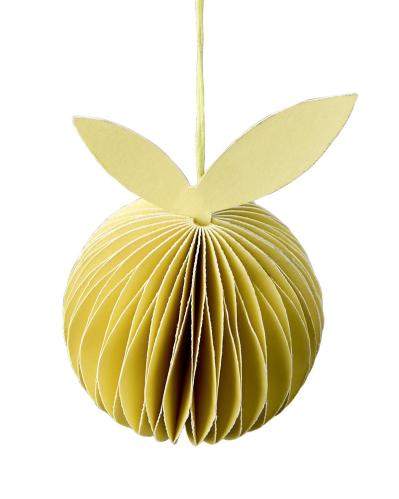 Äpple - Påskpynt hängande Gul - Ø4 x 8 - www.frokenfraken.se