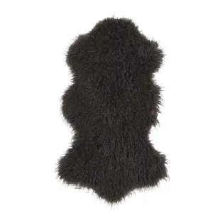 Fäll - CURLY - GRÅ - 50 X 90 CM - www.frokenfraken.se