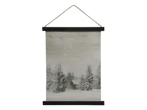 Tavla - Vinterskog - 50 x 40 cm - www.frokenfraken.se