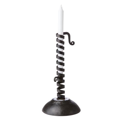 Ljusstake - Svart - Ø16 x 34 cm - www.frokenfraken.se