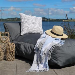 Lounge - Dagbädd - Grå - Utomhus - 65 x 150 x 70 cm - 2-Pack - www.frokenfraken.se