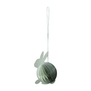 Hare - Påskpynt hängande Grön - Ø5 x 8 cm - www.frokenfraken.se