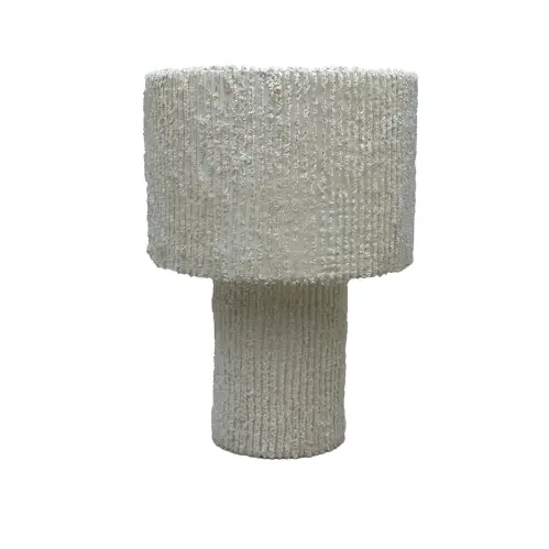 Bordslampa - Randigt Tyg - Creme - 2-pack - 44 x 60 cm - www.frokenfraken.se