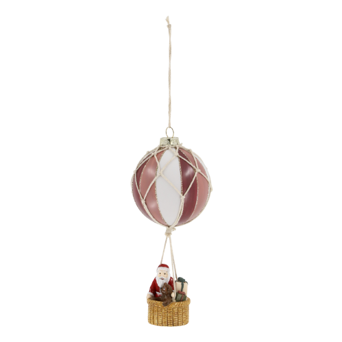 Julkula - Tomte i Luftbalong - Ø9 x 20 cm - www.frokenfraken.se