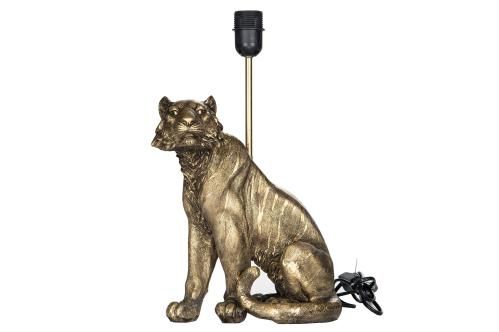 Lampfot - Tiger - Guld - 30 x 41 cm - www.frokenfraken.se