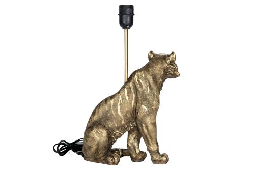 Lampfot - Tiger - Guld - 30 x 41 cm - www.frokenfraken.se