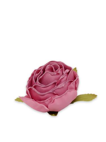 Ros med clip - Gammelrosa - 5,5 cm - www.frokenfraken.se