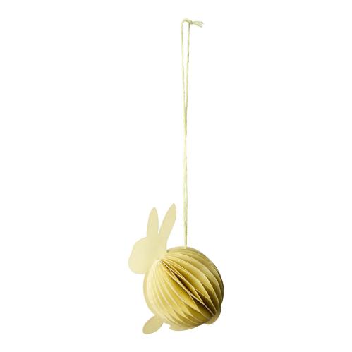 Hare - Påskpynt hängande Gul - Ø5 x 8 cm - www.frokenfraken.se