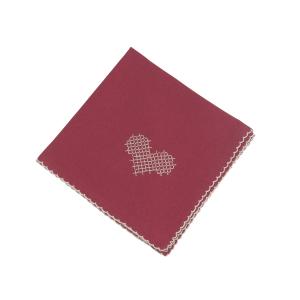 Tygservett - TYRA - RÖD - 45 X 45CM - 6 - pack - www.frokenfraken.se