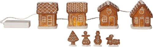 Julhus - Lysande pepparkakshus - 30 cm - www.frokenfraken.se