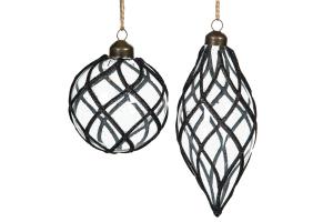 Julkula - Glas - 4-pack - 8 & 14 cm - www.frokenfraken.se