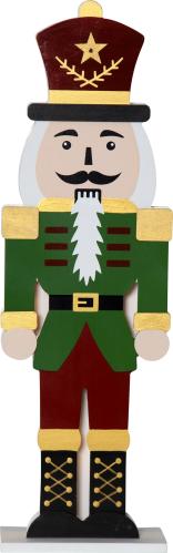 Nötknäpparen - Juldekoration med belysning - Röd - 52 cm - www.frokenfraken.se