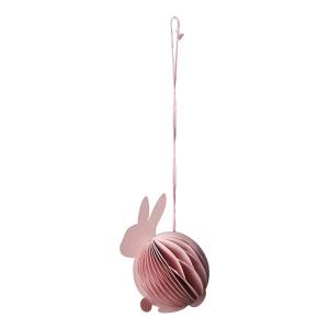Hare - Påskpynt hängande Rosa - Ø5 x 8 cm - www.frokenfraken.se