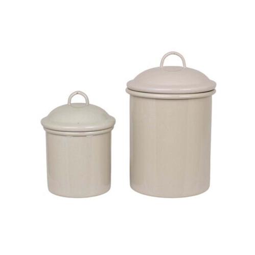 Plåtburk Ingrid Beige - 2 Storlekar - www.frokenfraken.se
