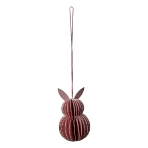 Hare - Påskpynt hängande Rosa - Ø5 x 8 cm - www.frokenfraken.se