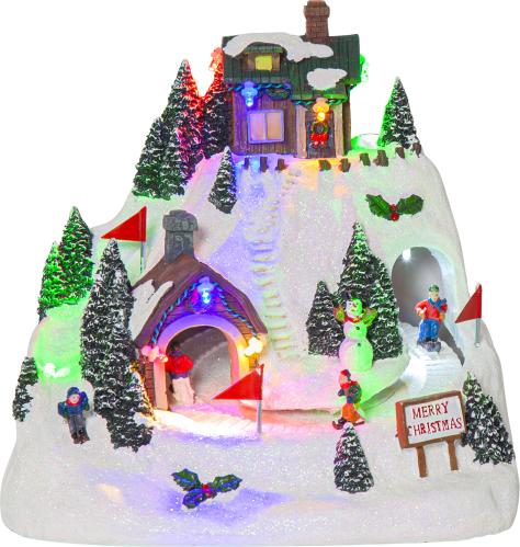 Dekorationsby - Julby Alperna - 20 cm - www.frokenfraken.se
