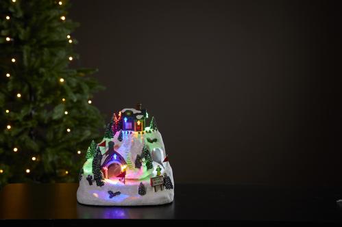 Dekorationsby - Julby Alperna - 20 cm - www.frokenfraken.se