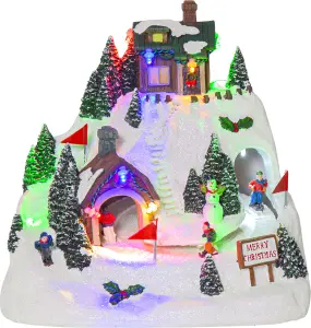 Dekorationsby - Julby Alperna - 20 cm - www.frokenfraken.se