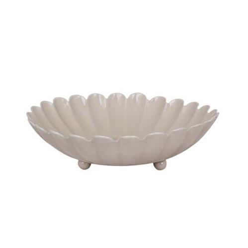 Skål Ingrid Beige Stor - Ø 21,5 x 6 cm - www.frokenfraken.se