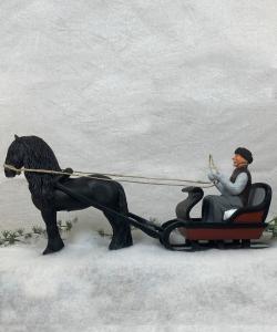 Häst & Släde - Anton - Atlas - ca 40 cm - www.frokenfraken.se