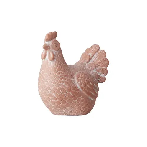 Höna - Påskpynt - Terrakotta - 14 cm - www.frokenfraken.se