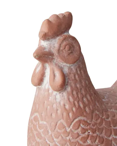 Höna - Påskpynt - Terrakotta - 14 cm - www.frokenfraken.se