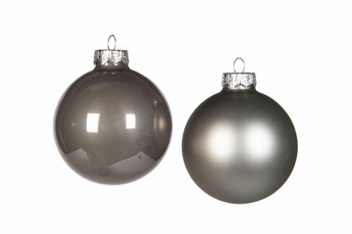 Julkula - Glas - Titan - 8 cm - 16-pack - www.frokenfraken.se