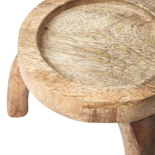 Piedestal S - Natur - Ø10/13 x 10 cm - www.frokenfraken.se