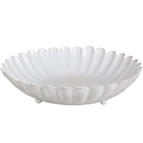 Skål Ingrid Antik Vit XL - Ø 28 x 7 cm - www.frokenfraken.se