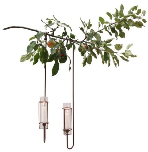 Hängande ljusstake - Med Glas - 80 cm - www.frokenfraken.se