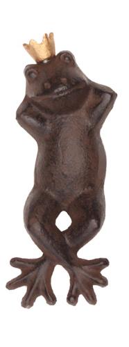 Groda med krona - Dekoration - 16 cm - www.frokenfraken.se