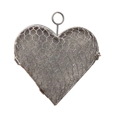 Hjärta - I Hönsnät - 25 x 25 cm - www.frokenfraken.se