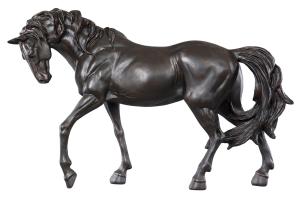 Häst Svart/Brun - 67 x 14 x 44 cm - www.frokenfraken.se