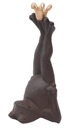 Groda med krona - Dekoration - 21 cm - www.frokenfraken.se