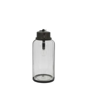 Fransk ladugårdslykta med glödlampa och timer - 30 x Ø12 cm - www.frokenfraken.se