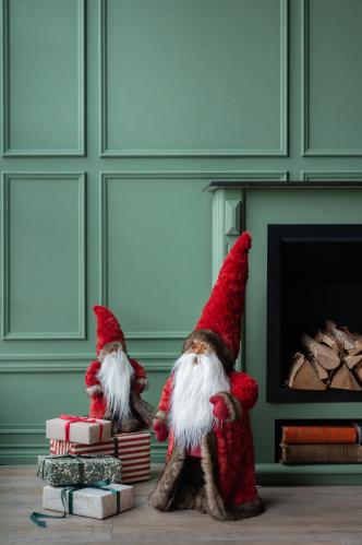 Tomte - Röd - 43 cm - www.frokenfraken.se