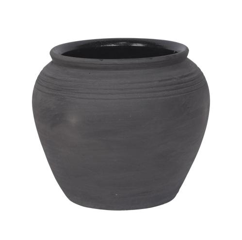 Kruka Gael Lergods - Svart - Ø26,5 x H21 cm - www.frokenfraken.se