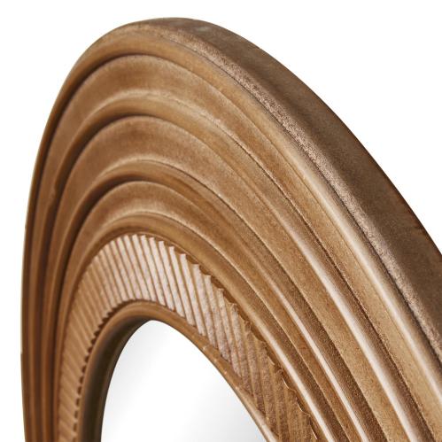 Spegel - Konjaksbrun - Ø90 x 3 cm - www.frokenfraken.se