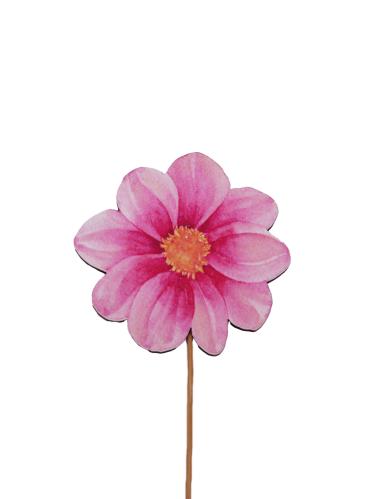 Stick - Blomma - Rosa - 18 cm - www.frokenfraken.se