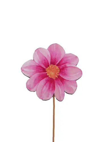 Stick - Blomma - Rosa - 18 cm - www.frokenfraken.se