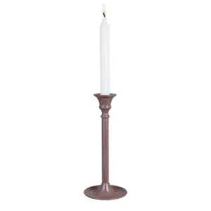Ljusstake Hedda Rosa Rak - Ø 10,5 x 24 cm - www.frokenfraken.se
