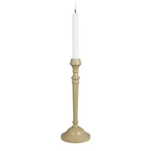 Ljusstake Hedda Gul Mellan - Ø 11 x 30 cm - www.frokenfraken.se