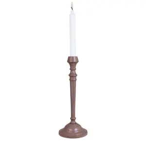 Ljusstake Hedda Rosa Mellan - Ø 11 x 30 cm - www.frokenfraken.se