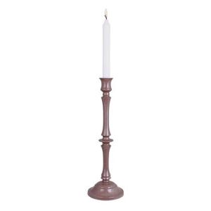 Ljusstake Hedda Rosa Hög - Ø 11 x 35 cm - www.frokenfraken.se