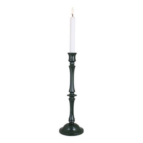 Ljusstake Hedda Mörkgrön Hög - Ø 11 x 35 cm - www.frokenfraken.se
