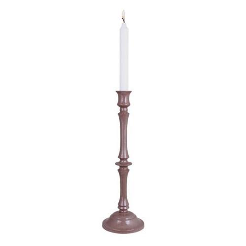 Ljusstake Hedda Rosa Hög - Ø 11 x 35 cm - www.frokenfraken.se