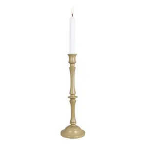 Ljusstake Hedda Gul Hög - Ø 11 x 35 cm - www.frokenfraken.se