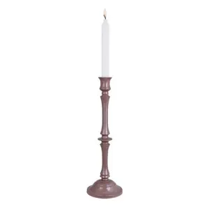 Ljusstake Hedda Rosa Hög - Ø 11 x 35 cm - www.frokenfraken.se